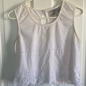 Committed 90s Eyelet Top